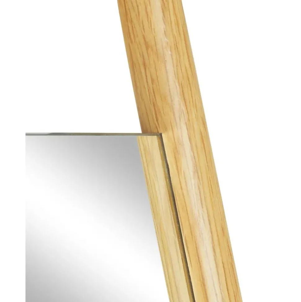 Espejo De Pie De Roble Elin