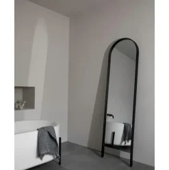 Espejo De Pie De Roble Woody