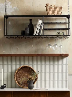 Estante Colgante De Cocina Artesanal Loft