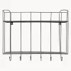Estante De Pared Con Ganchos De Metal Hebda
