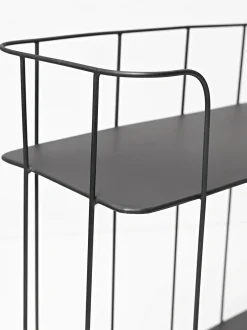 Estante De Pared Con Ganchos De Metal Hebda