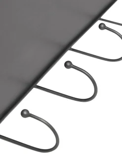 Estante De Pared Con Ganchos De Metal Hebda