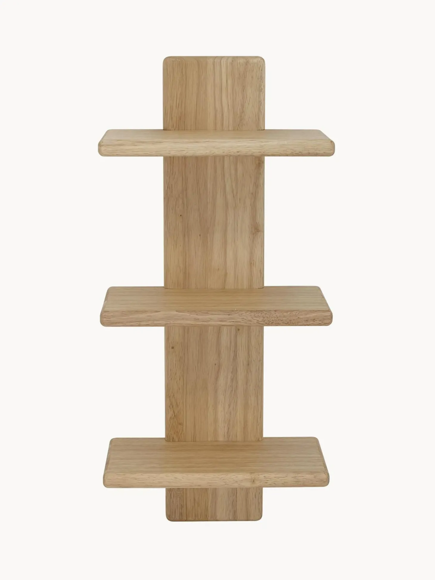 Estante De Pared De Madera De Caucho Clive