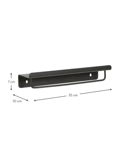 Estante De Pared De Metal Bow, Con Colgador