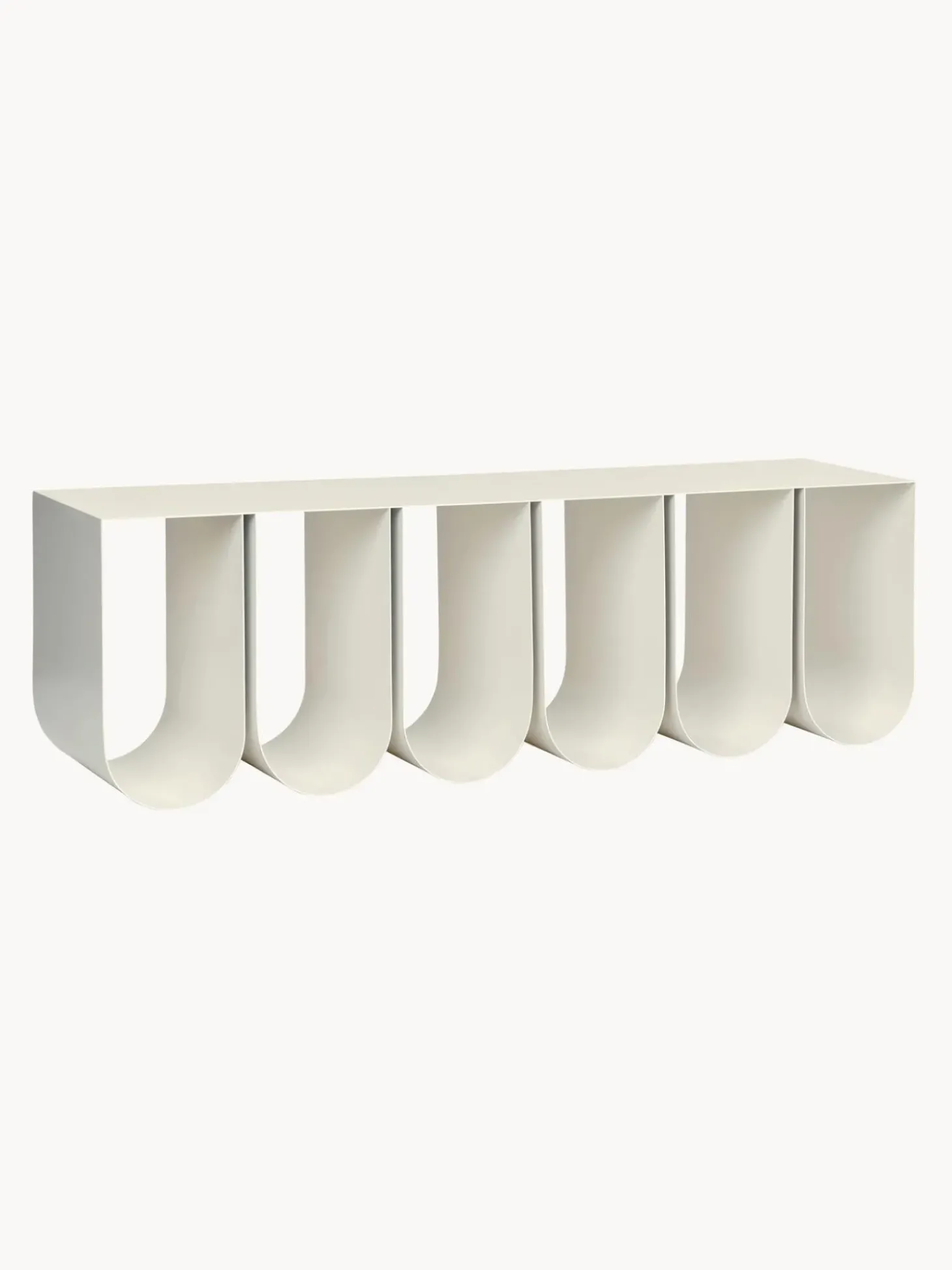 Estante De Pared De Metal Curved