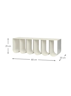 Estante De Pared De Metal Curved