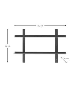 Estante De Pared De Metal Tag