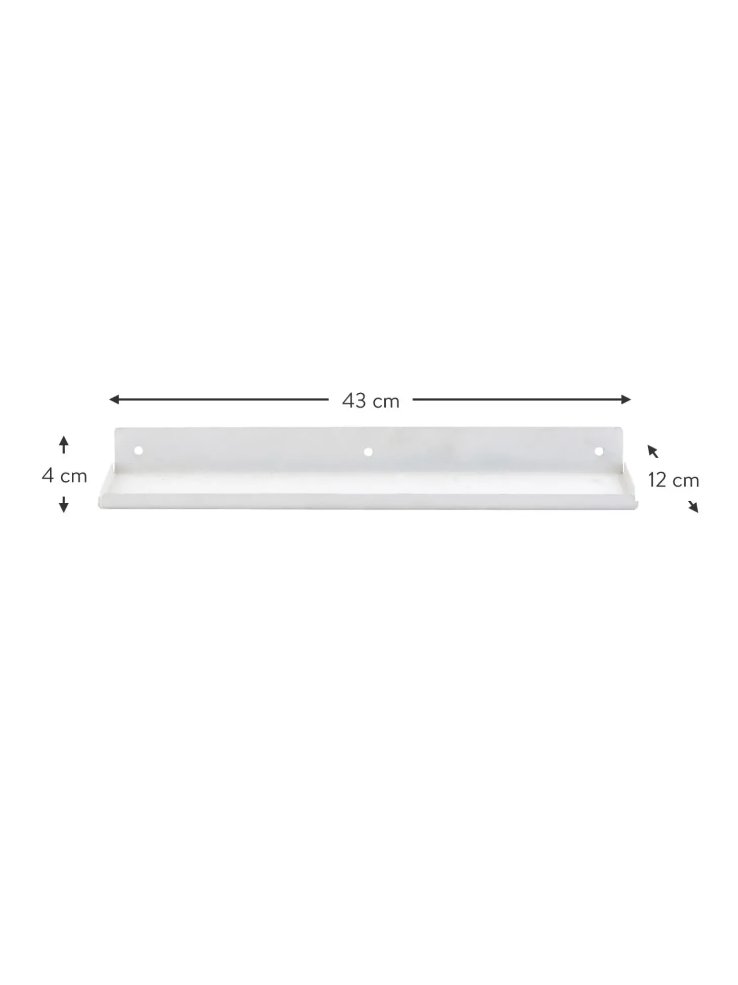 Estante De Pared De Metal Ledge