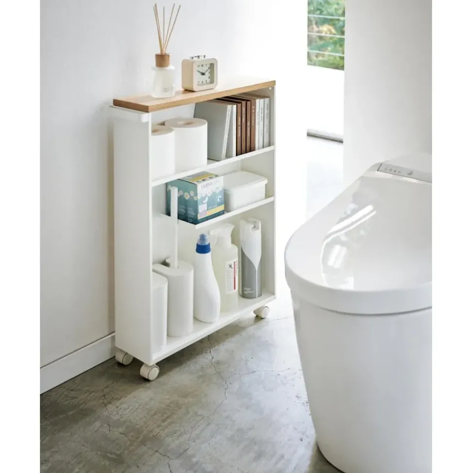 Estanteria De Bano Con Ruedas Tower