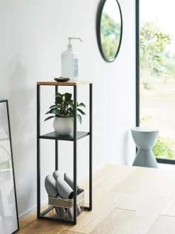 Estanteria De Madera De Bambu Tower