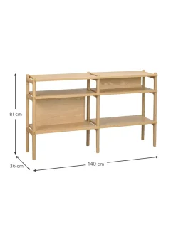 Estanteria De Madera De Roble Holton