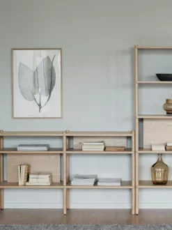 Estanteria De Madera De Roble Holton