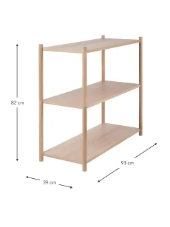 Estanteria De Madera De Roble Sceene