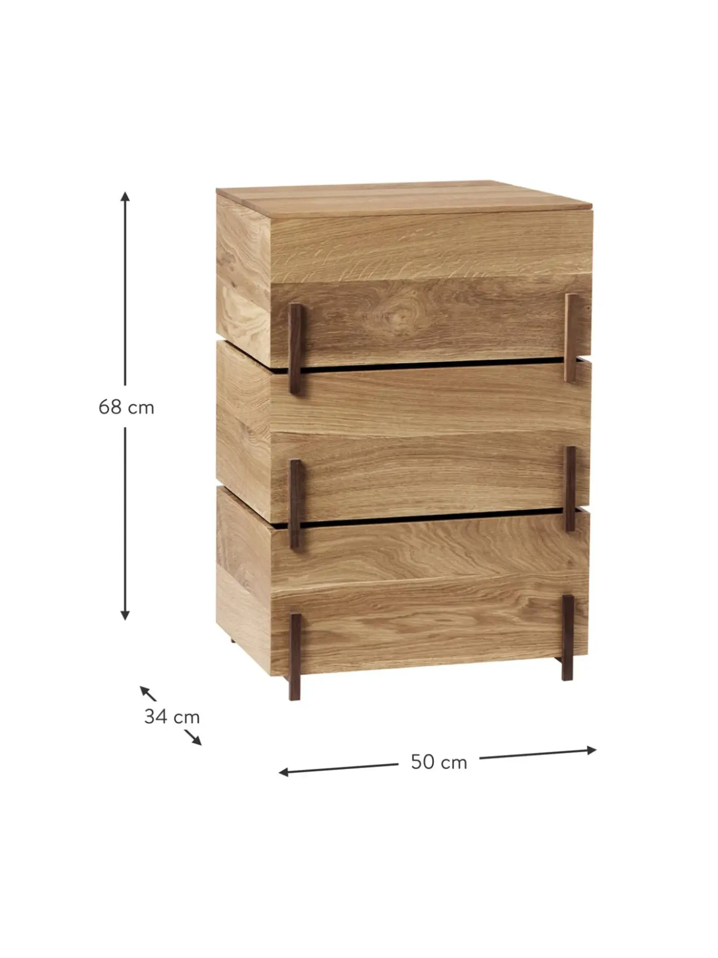 Estanteria De Madera De Roble Stack