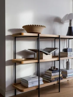 Estanteria De Madera Y Metal Renee