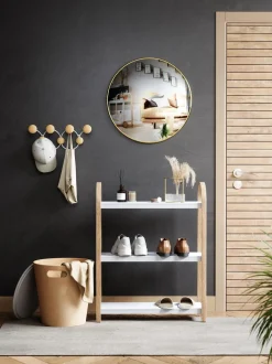 Estanteria De Madera Y Metal Bellwood