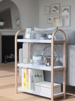 Estanteria De Madera Y Metal Bellwood