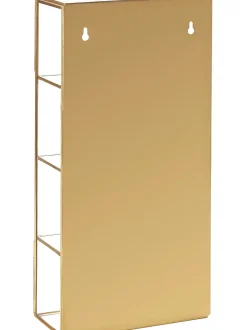 Estanteria De Pared De Metal Y Vidrio Ada