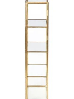 Estanteria De Pared De Metal Y Vidrio Ada