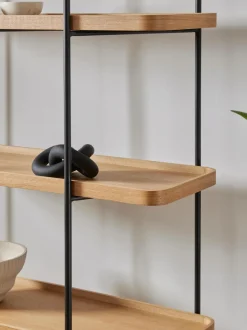 Estanteria Grande De Madera Y Metal Renee