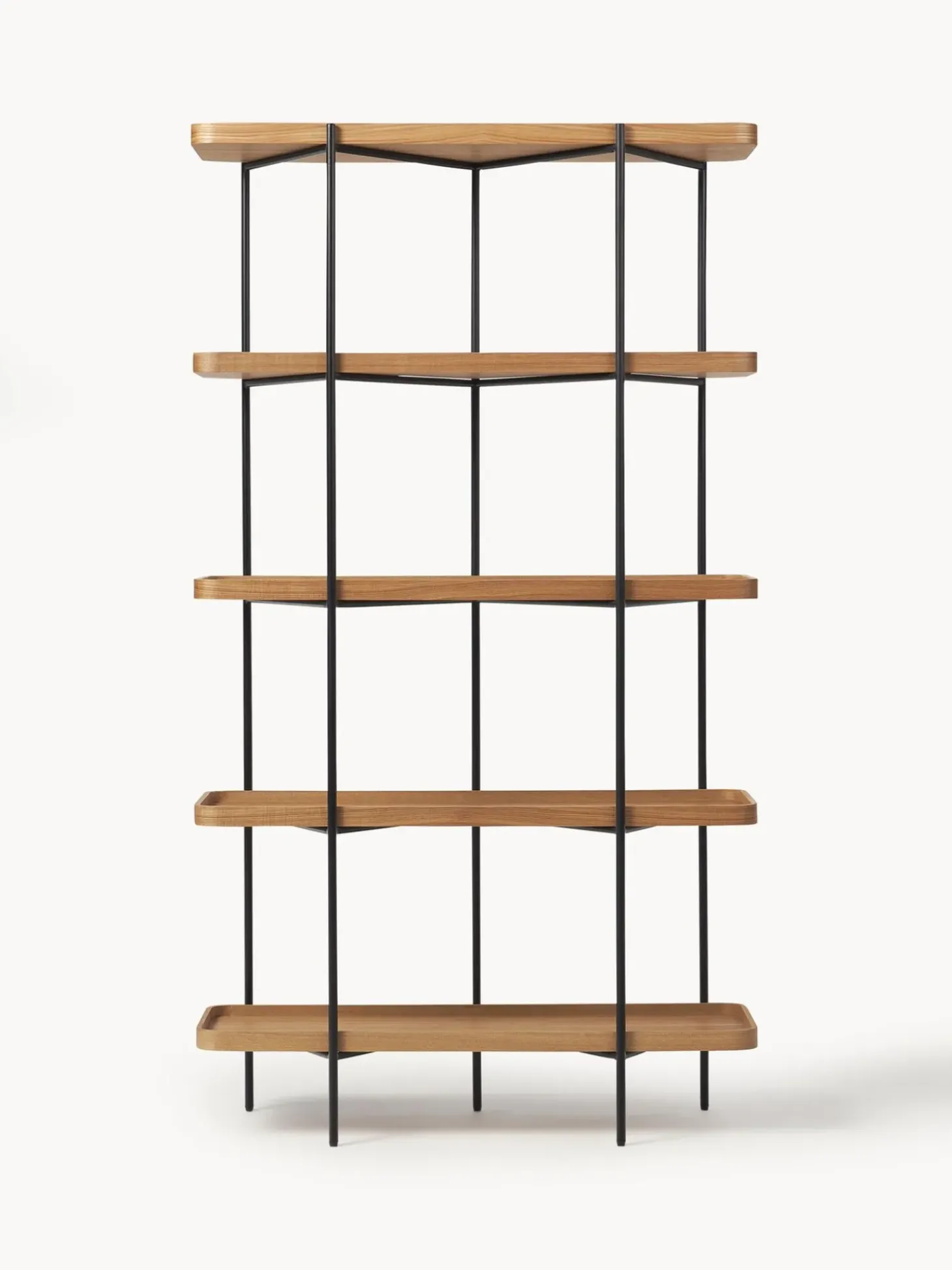 Estanteria Grande De Madera Y Metal Renee