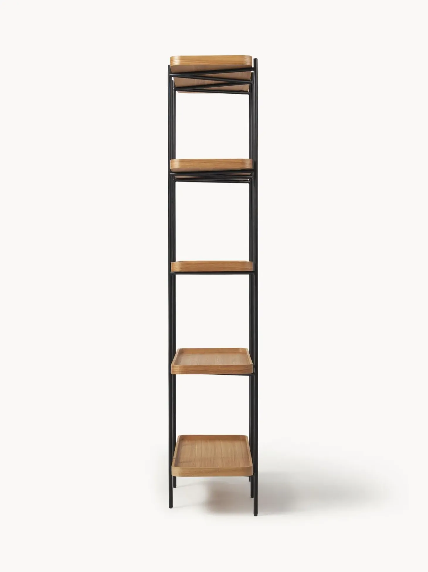 Estanteria Grande De Madera Y Metal Renee