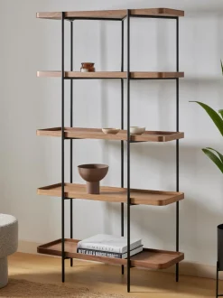 Estanteria Grande De Madera Y Metal Renee