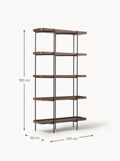 Estanteria Grande De Madera Y Metal Renee