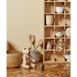 Figura Decorativa De Madera De Roble Bar