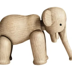 Figura Decorativa De Maderade Roble De Diseno Elefant