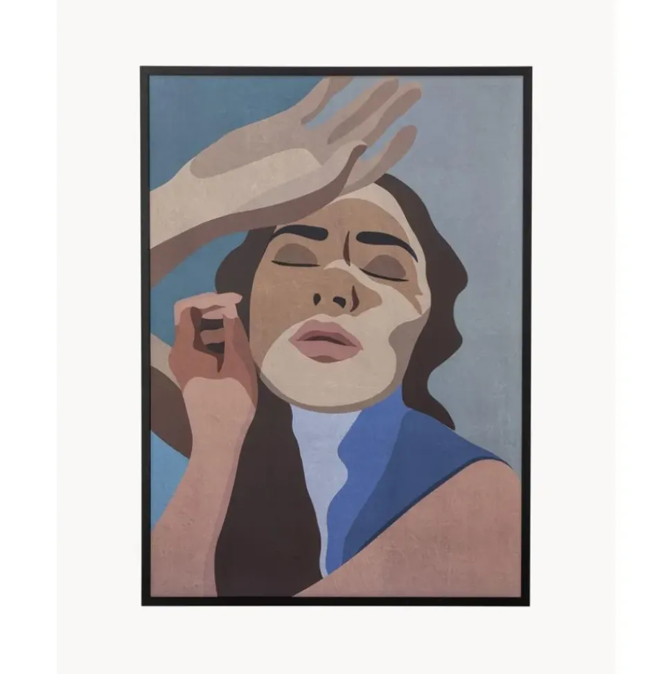 Impresion Digital Enmarcada Lady