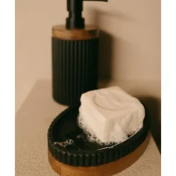 Jabonera Con Madera Laura