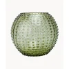 Jarron Artesanal Con Relieves Hobnail