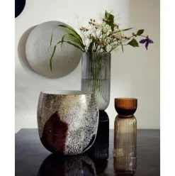 Jarron Artesanal Con Relieves Riva