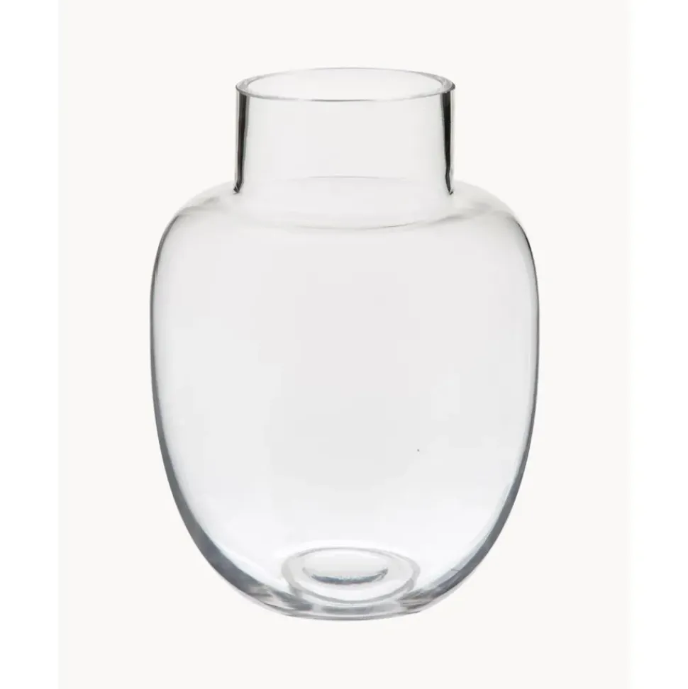 Jarron Artesanal De Vidrio Lotta, Estilo Clasico