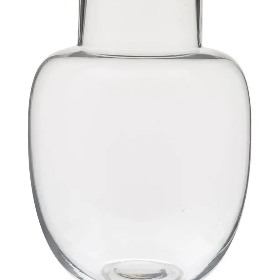Jarron Artesanal De Vidrio Lotta, Estilo Clasico