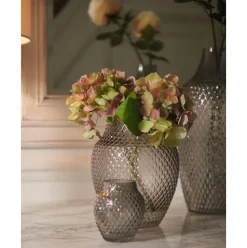 Jarron Artesanal De Vidrio Poesia