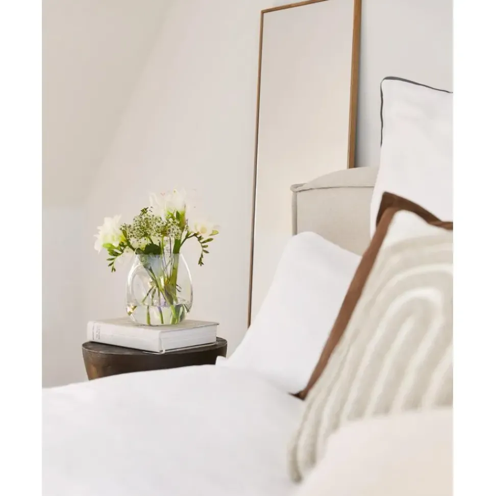 Jarron Artesanal De Vidrio Iridiscente Rainbow