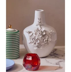 Jarron De Porcelana De Diseno Rose