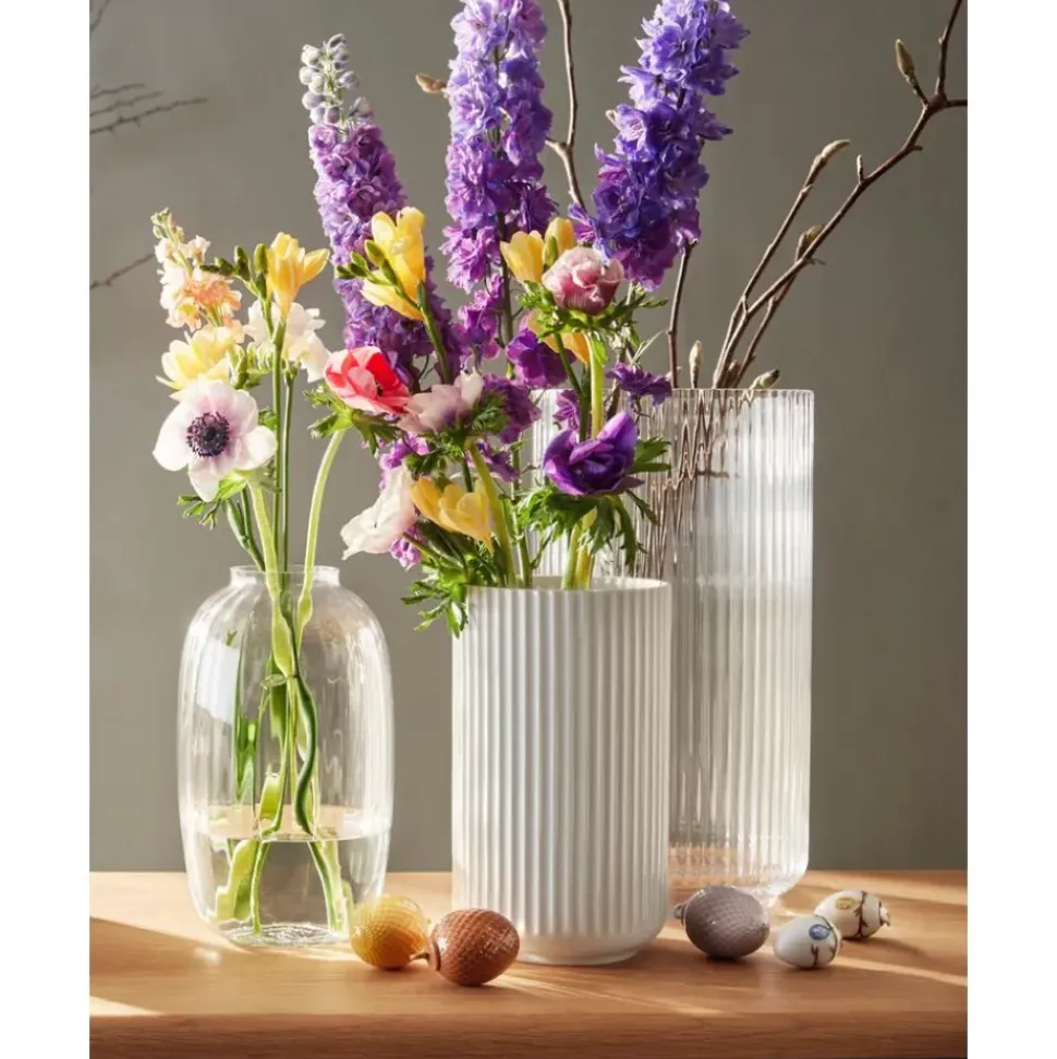 Jarron De Porcelana Lyngby, 25 Cm