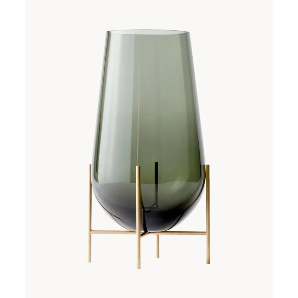 Jarron De Suelo Soplado Artesanalmente Echasse