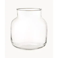 Jarron De Vidrio Reciclado Soplado Artesanalmente Dona