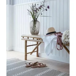 Jarron De Vidrio Soplado Artesanalmente Dorinia