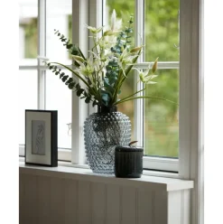 Jarron De Vidrio Soplado Artesanalmente Dorinia