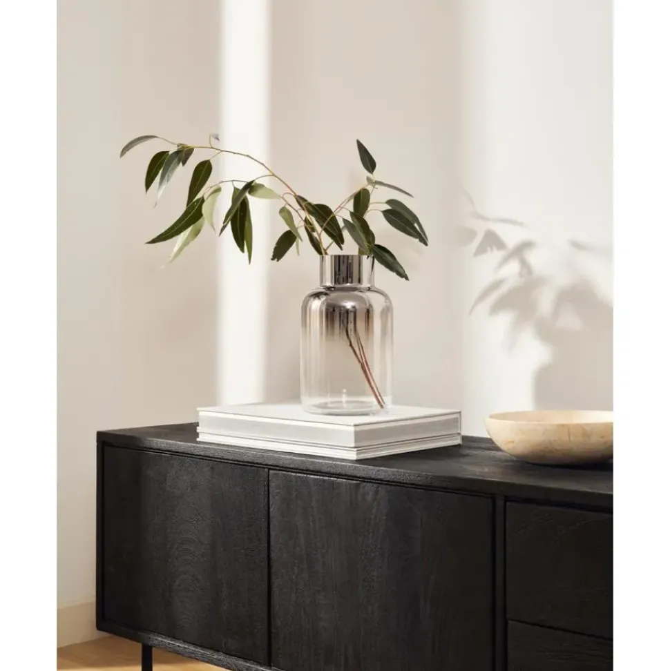 Jarron De Vidrio Soplado Artesanalmente Uma