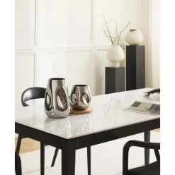 Jarron De Vidrio Soplado Artesanalmente Mirror