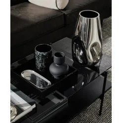 Jarron Grande De Vidrio Soplado Artesanalmente Mirror