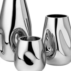 Jarron Grande De Vidrio Soplado Artesanalmente Mirror