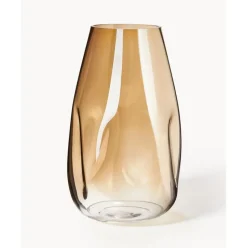 Jarron Grande De Vidrio Soplado Artesanalmente Luster