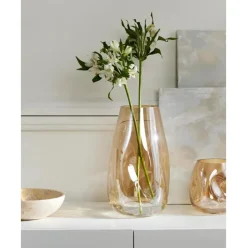 Jarron Grande De Vidrio Soplado Artesanalmente Luster